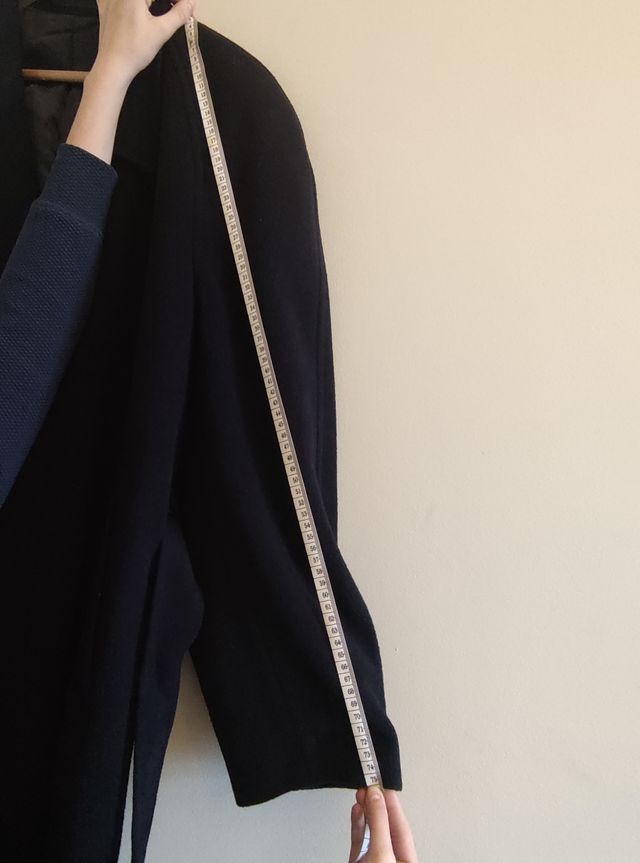 abrigo de lana y cashemire hombre talla 52