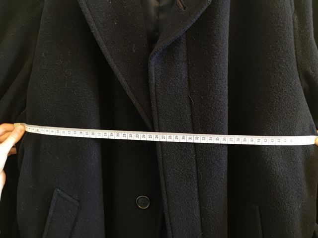 abrigo de lana y cashemire hombre talla 52