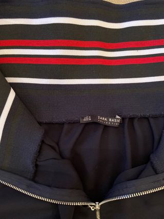 Falda cremallera Zara