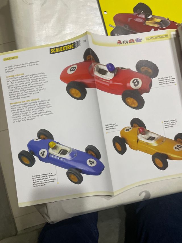 4 fascículos del Ferrari 156 de Scalextric Al 