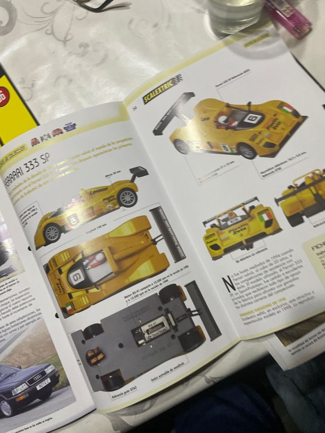 4 fascículos del Ferrari 156 de Scalextric Al 