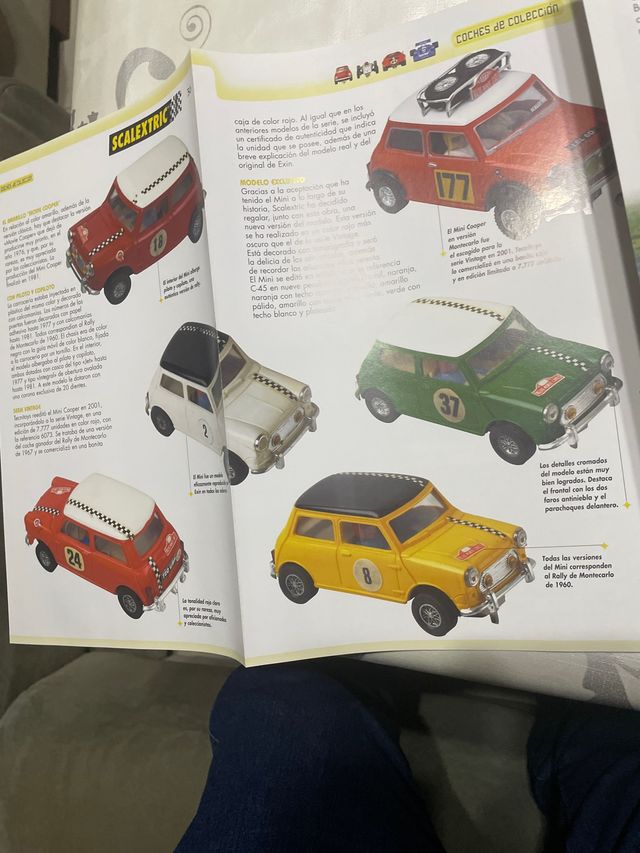 4 fascículos del Ferrari 156 de Scalextric Al 