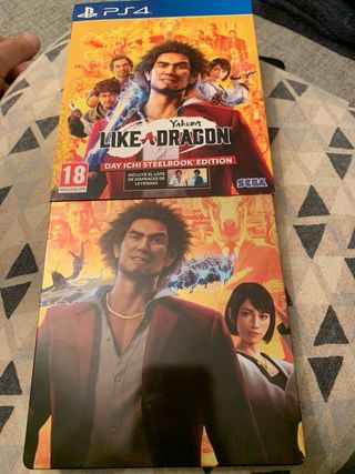 YAKUZA LIKE A DRAGON STEELBOOK PS4