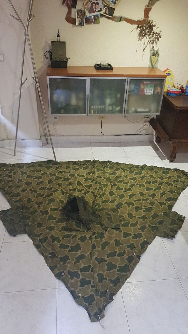 poncho camuflaje militar replica tercer Reich