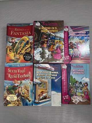Libros Geronimo Stilton y Tea Stilton