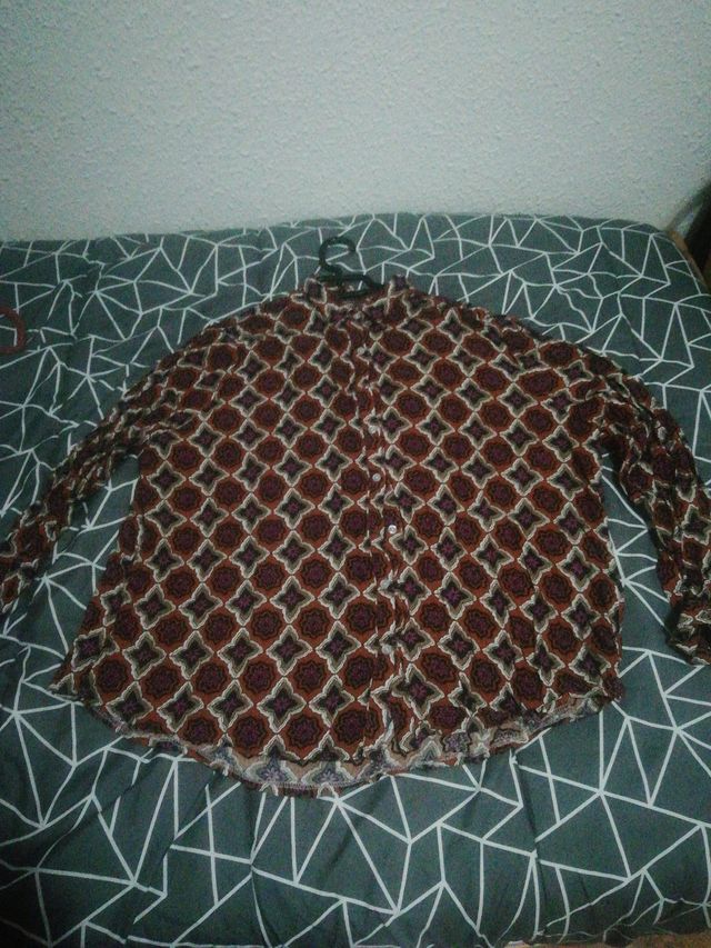 camisa talla 52 mujer estampada