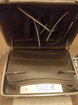 Valigia-vintage BAR originaleUSA TELCO PORT-A-PUB