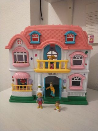 JUGUETE CASA MUÑECAS KEENWAY. LUZ Y SONIDO