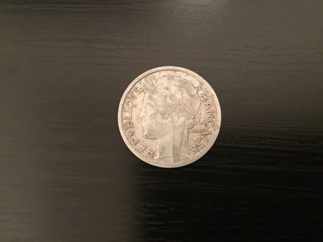 Moneda de 2 francos Francia 1947