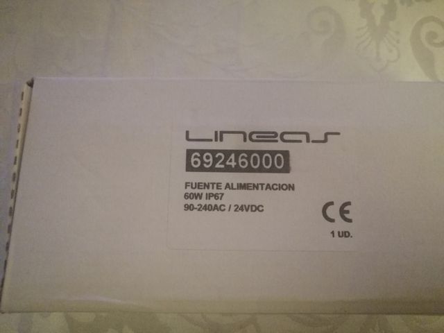 Venta Fuente alimentación salida 24 vdc. 