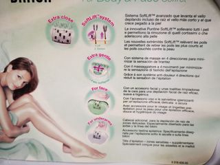 Silk-épil soft perfection  BRAUN(cara y cuerpo)