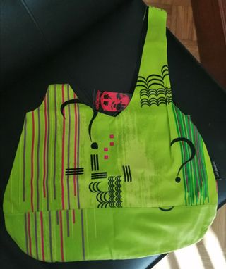 Bolsa de loneta estampada