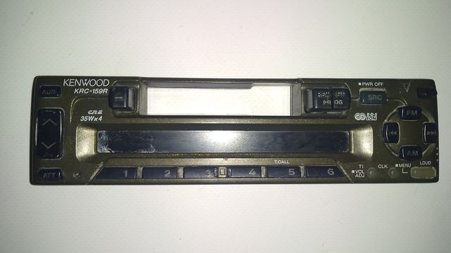 Carátula radiocasete Kenwood KRC-159R