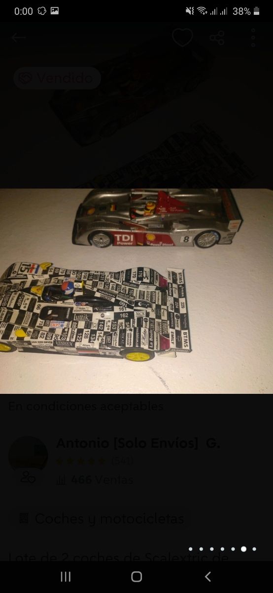 COCHES LE MANS SCALEXTRIC