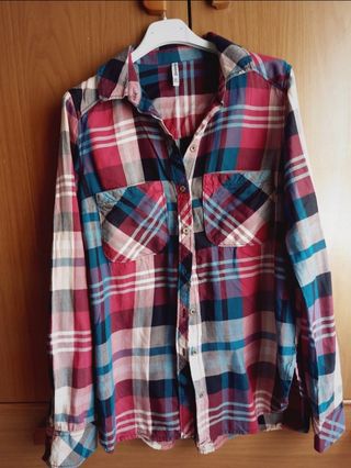 Camisa cuadros de Stradivarius