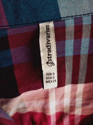 Camisa cuadros de Stradivarius