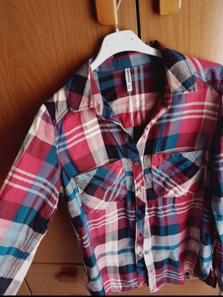 Camisa cuadros de Stradivarius