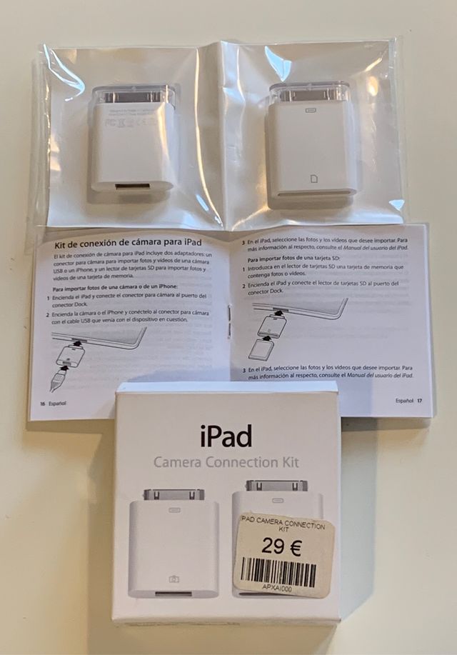 iPad camera connection kit
