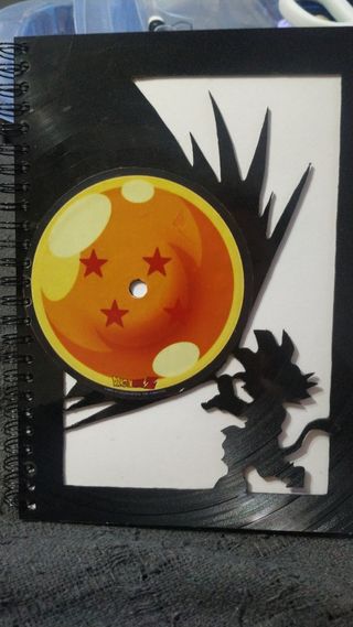 libreta de vinilo artesana
