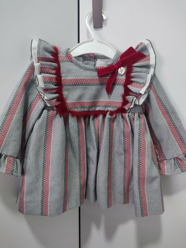 Abito Jesusito+ slip Foque bambina 18 mesi
