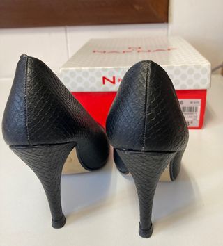Zapatos tacón 36 negros NAF NAF