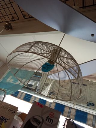 lámpara nueva colgar blanco envejecido