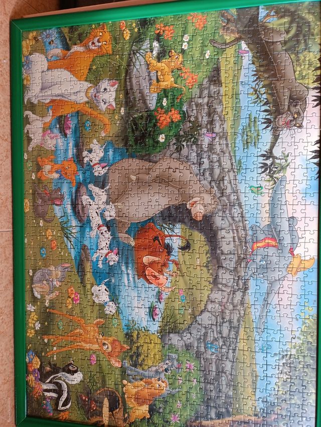 Puzzle de 1000 piezas enmarcado