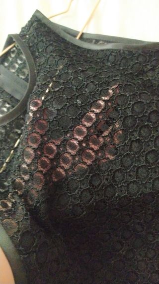 Vestido negro de fiesta de encaje!👗