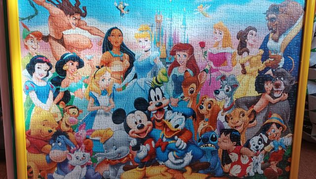 Lote de puzzle enmarcados de 1000 piezas