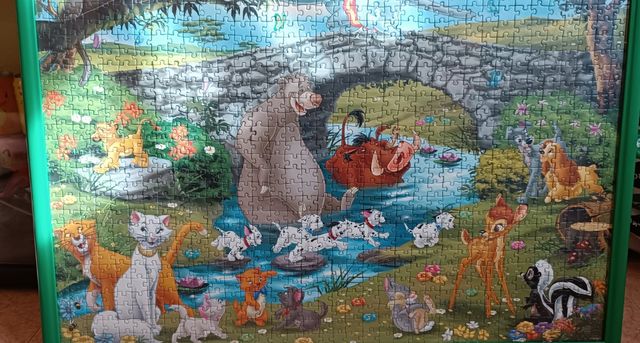 Lote de puzzle enmarcados de 1000 piezas