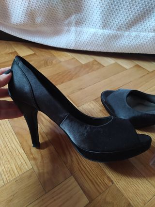 Zapatos fiesta tacón