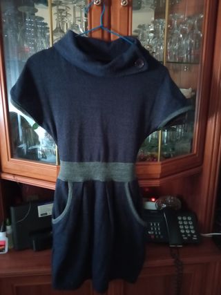 vestido de lana
