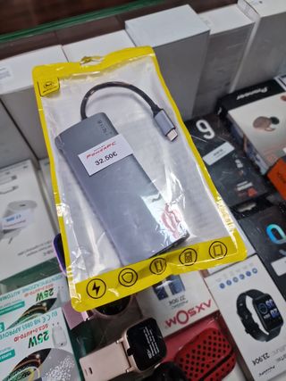 adaptador tipo c a multiples entradas