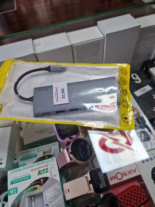 adaptador tipo c a multiples entradas