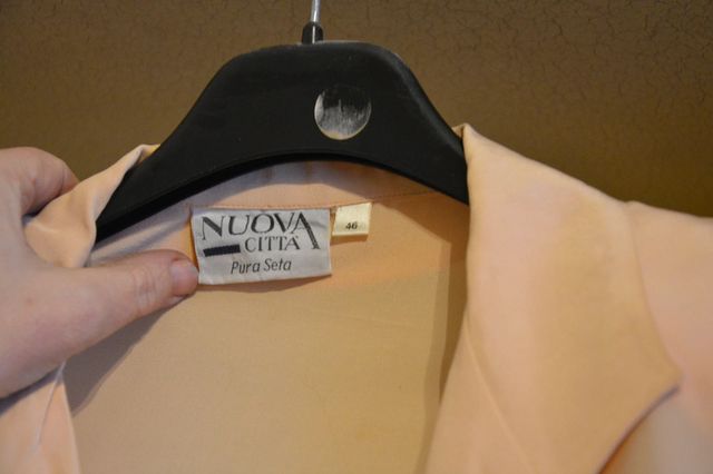 Camicetta donna tg.46 in Seta Pura manica lunga