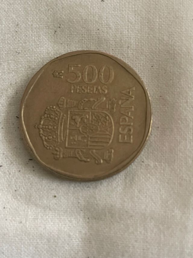 Moneda de 500 pesetas del año 1990