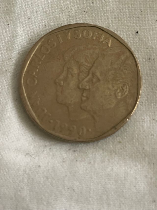 Moneda de 500 pesetas del año 1990