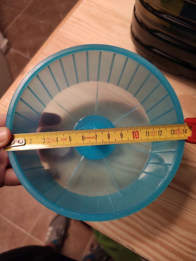 rueda hamster 14 cm