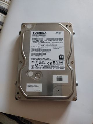 Disco duro 500GB TOSHIBA 7.200 SATA 3