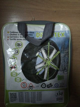 cadenas nieve tela