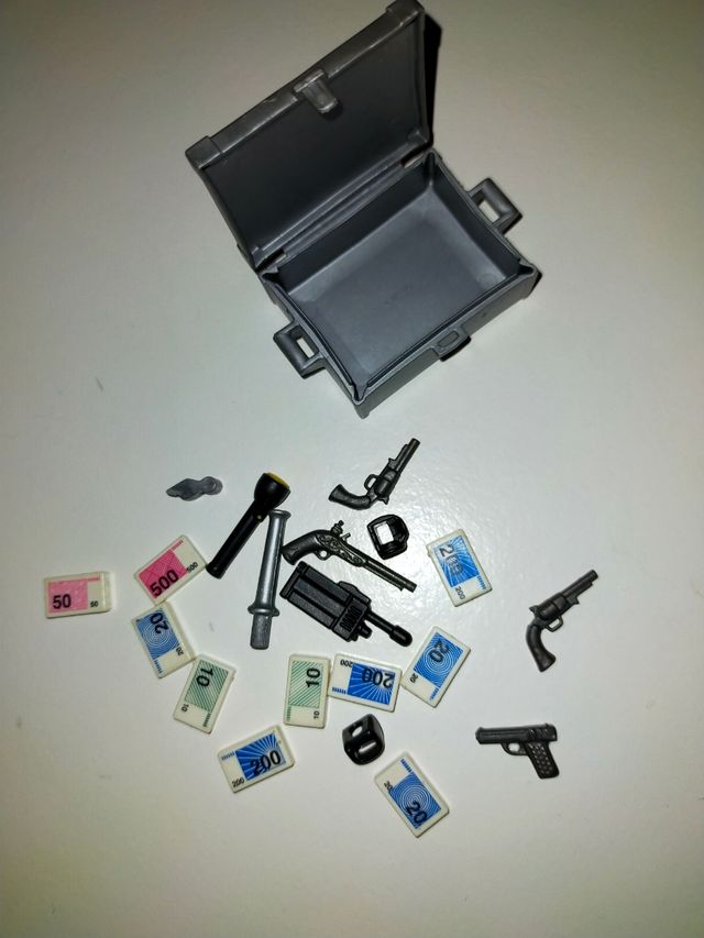 Lote policía/ladrón Playmobil