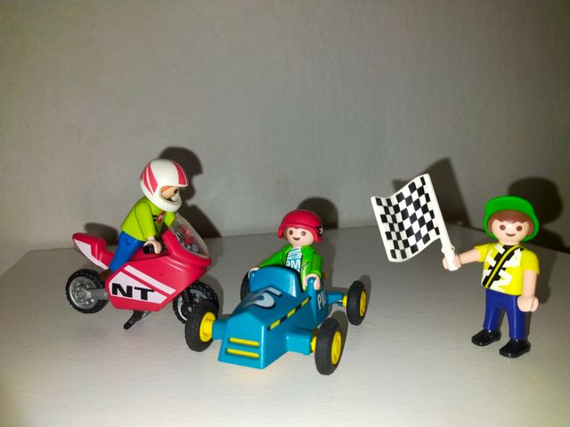 Lote Playmobil carreras