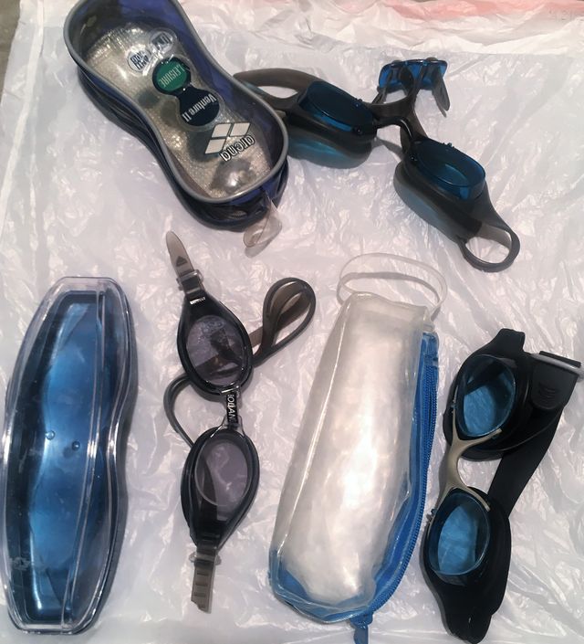 Lote Gafas natación + Aletas + Gorro