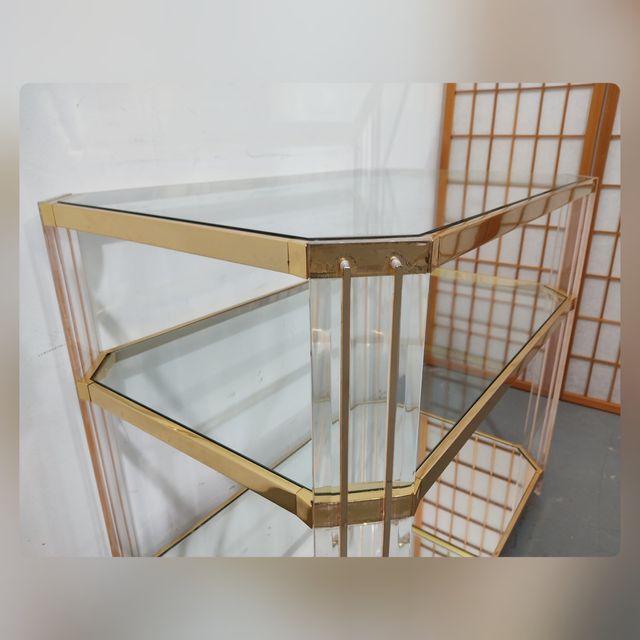 Mueble auxiliar Dorado retro (Outlet)