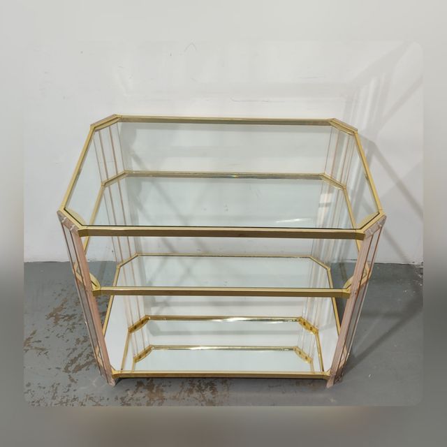 Mueble auxiliar Dorado retro (Outlet)