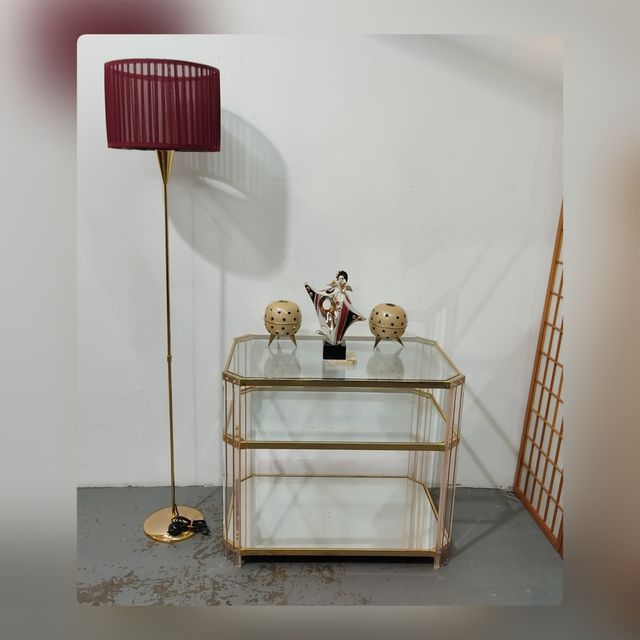 Mueble auxiliar Dorado retro (Outlet)