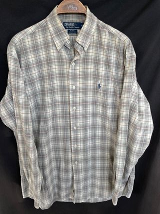 RALPH LAUREN BLAKE camisa cuadros talla M grande 
