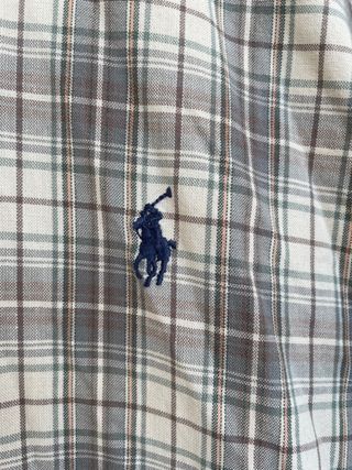 RALPH LAUREN BLAKE camisa cuadros talla M grande 