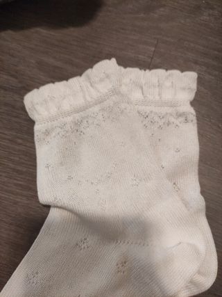 calcetines Niña punto blanco Nuevos