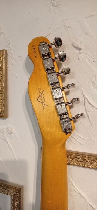 Telecaster blonde craquelada